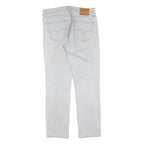 LEVI'S 511 Big E Mens Slim Jeans Light Blue Cotton Blend W34 L32 Zip Slim Fit