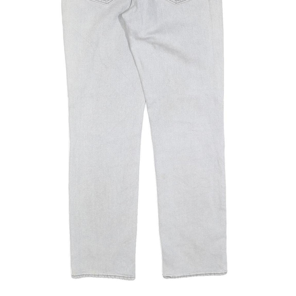 LEVI'S 511 Big E Mens Slim Jeans Light Blue Cotton Blend W34 L32 Zip Slim Fit