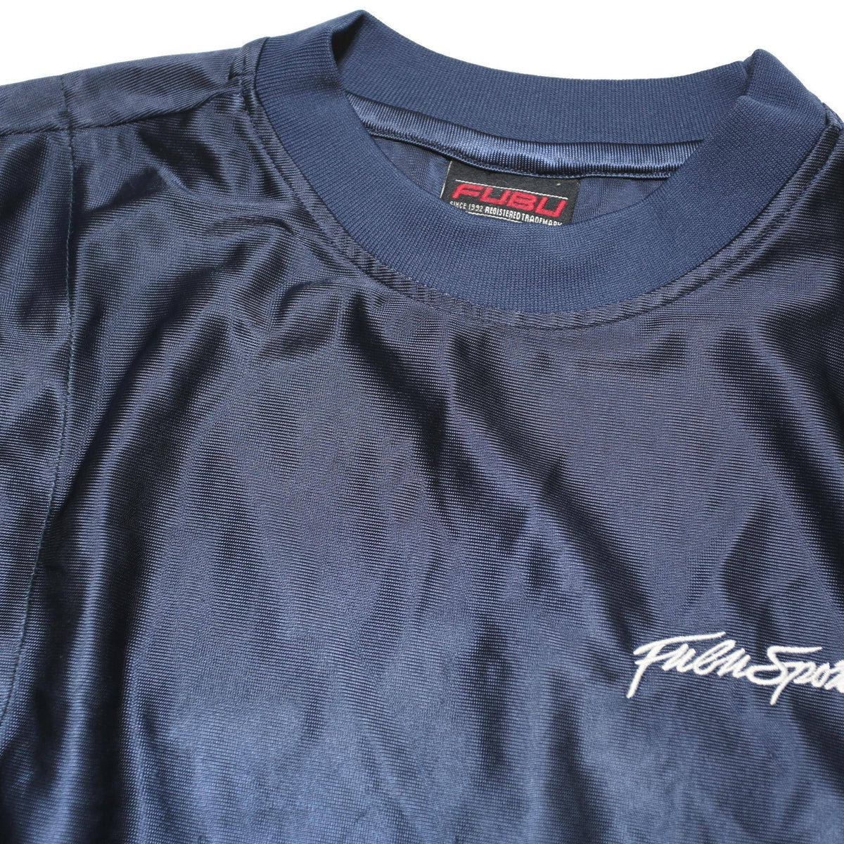 FUBU Mens Blue Sleeveless Crew Neck Sport T-Shirt M Polyester Comfort
