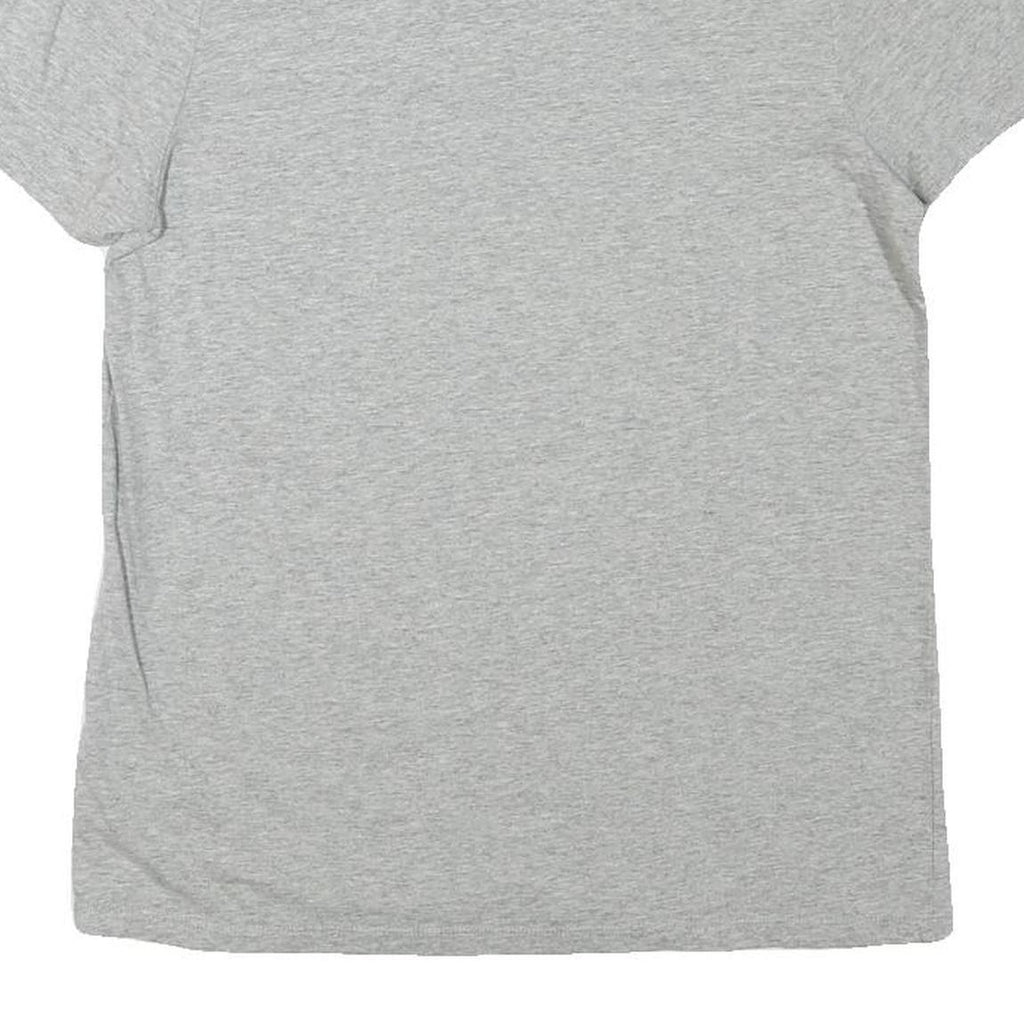 TOMMY HILFIGER Mens Grey White & Red Colour Block T-Shirt XS Short Sleeve V-Neck