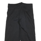 COS Womens Cotton Blend Black Relaxed Straight Trousers W36 L25 Casual Zip