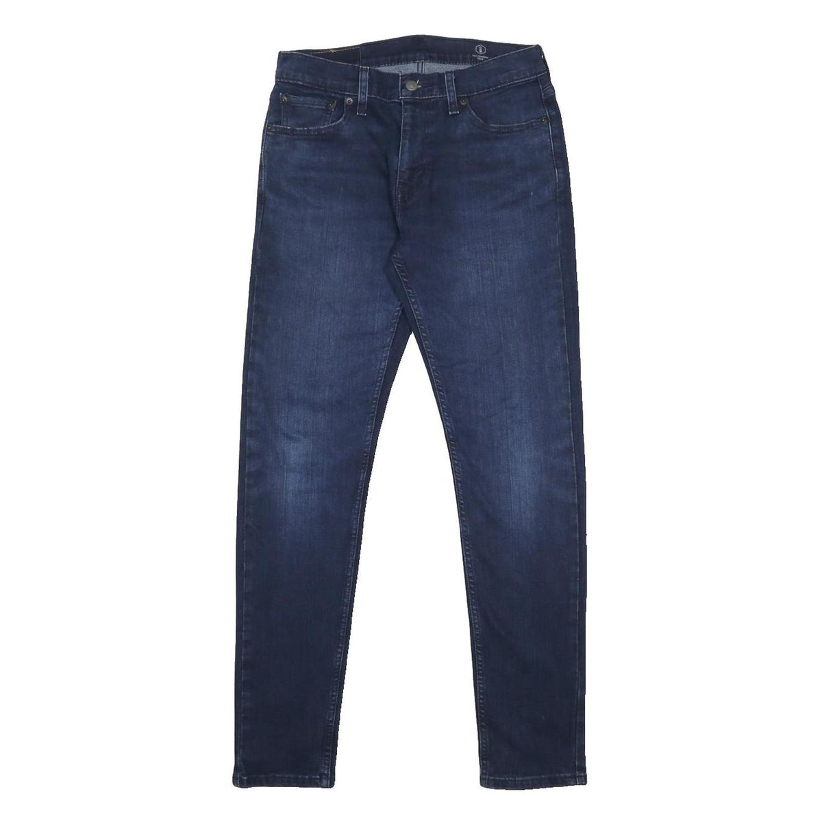 LEVI'S 512 Tapered Mens Jeans Blue Slim Cotton Blend W30 L32 Zip Fastening