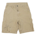 CARHARTT Mens Beige Casual Shorts M W31 Cotton Blend Workwear Utility