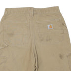 CARHARTT Mens Beige Casual Shorts M W31 Cotton Blend Workwear Utility