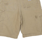 CARHARTT Mens Beige Casual Shorts M W31 Cotton Blend Workwear Utility