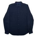 DIESEL Mens Plain Shirt Blue Long Sleeve M