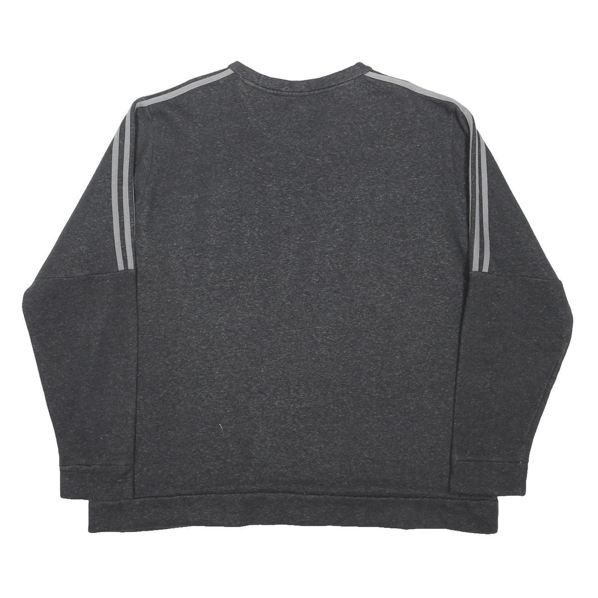 ADIDAS Mens Black Cotton Blend Crew Neck 2XL Sweatshirt Sports Style