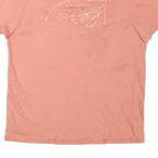 GUESS Womens Pink Graphic T-Shirt XL Short Sleeve Crew Neck Casual