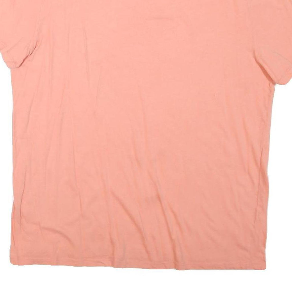 GUESS Womens Pink Graphic T-Shirt XL Short Sleeve Crew Neck Casual