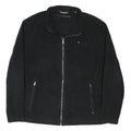 TOMMY HILFIGER Mens Black Jacket 2XL Polyester Blend Zip Plain Classic Comfort