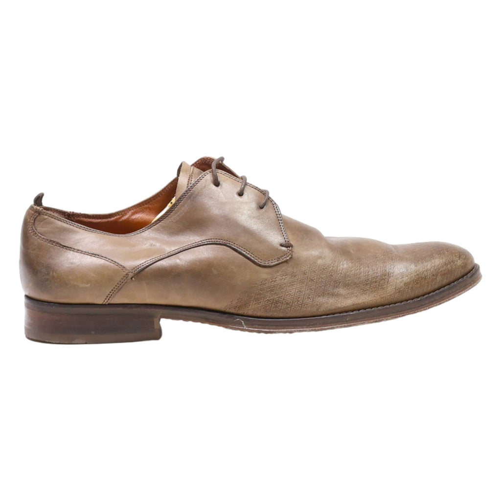 MINELLI Oxford Shoes Brown Leather Mens UK 11