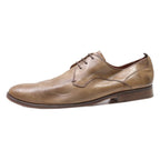 MINELLI Oxford Shoes Brown Leather Mens UK 11