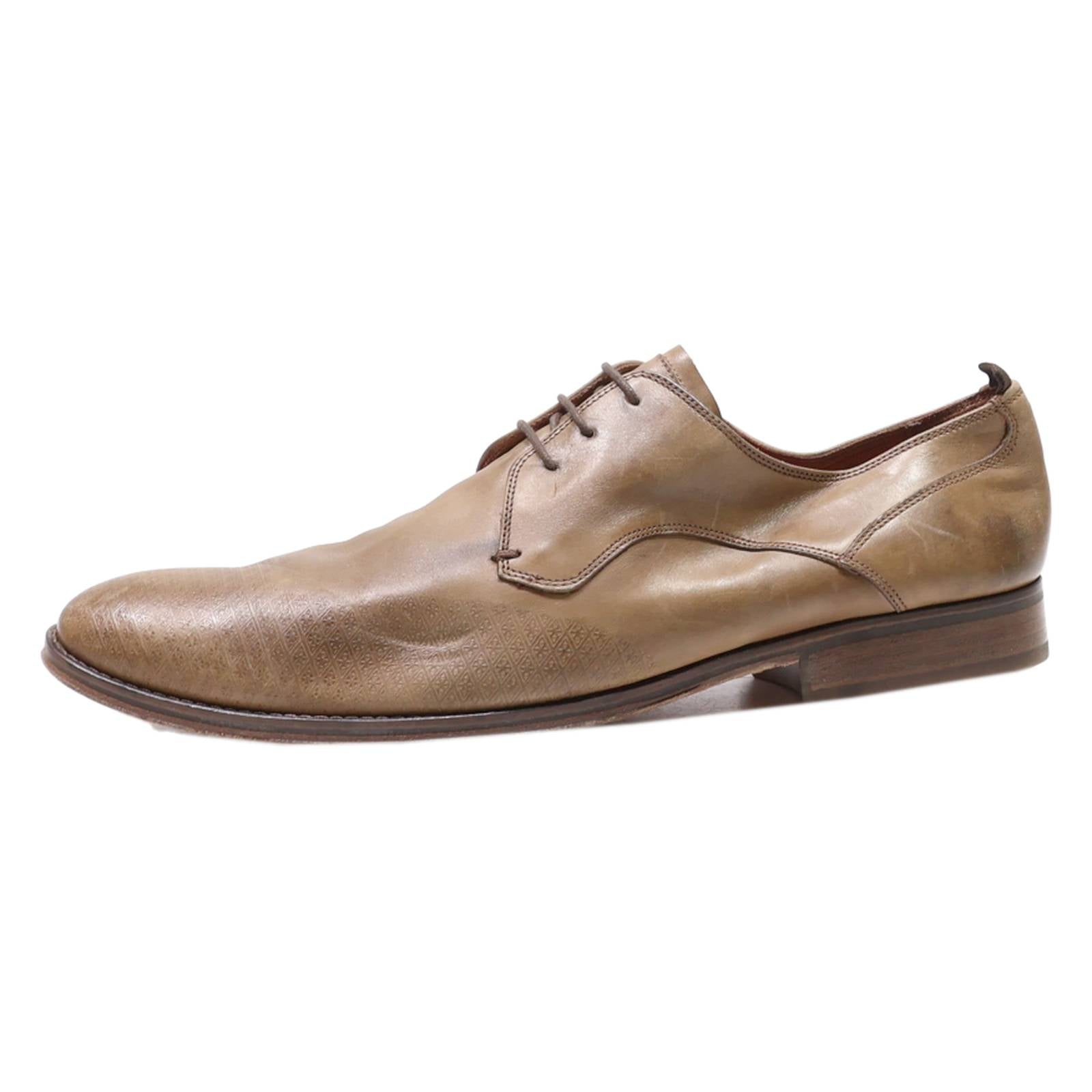 MINELLI Oxford Shoes Brown Leather Mens UK 11