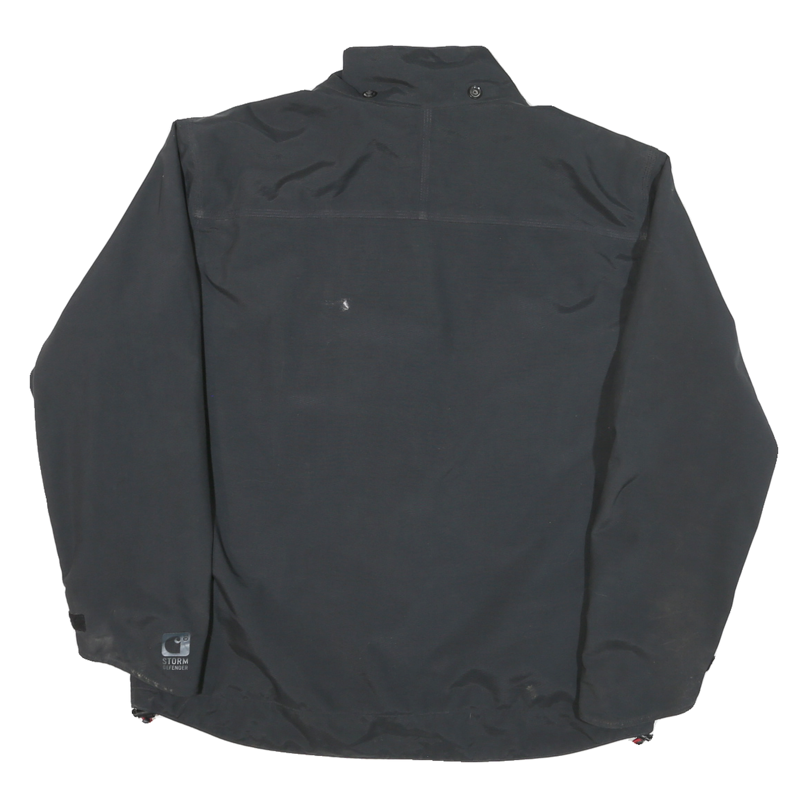 CARHARTT Mens Black Workwear Polyester Blend Jacket M Zip Storm Defender Durable