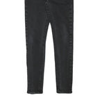 LEVI'S Womens Slim Black Denim Jeans W28 L29 Cotton Blend Zip