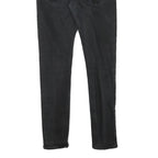 LEVI'S Womens Slim Black Denim Jeans W28 L29 Cotton Blend Zip