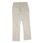 CARHARTT Mens Regular Fit Beige Cotton Trousers W32 L32 Workwear Casual Zip