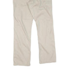 CARHARTT Mens Regular Fit Beige Cotton Trousers W32 L32 Workwear Casual Zip