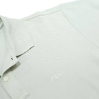 FILA Mens White Short Sleeve Plain S Cotton Polo Shirt Classic Casual Fit