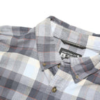 CARHARTT Mens Blue Grey Check Shirt 2XL Cotton Blend Long Sleeve Button Pocket