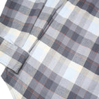 CARHARTT Mens Blue Grey Check Shirt 2XL Cotton Blend Long Sleeve Button Pocket