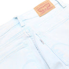 LEVI'S 721 Womens Jeans Light Blue Slim Skinny Denim W27 L28 Zip Cotton Blend