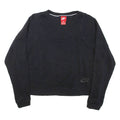 NIKE Womens Sweatshirt Black Crew Neck M