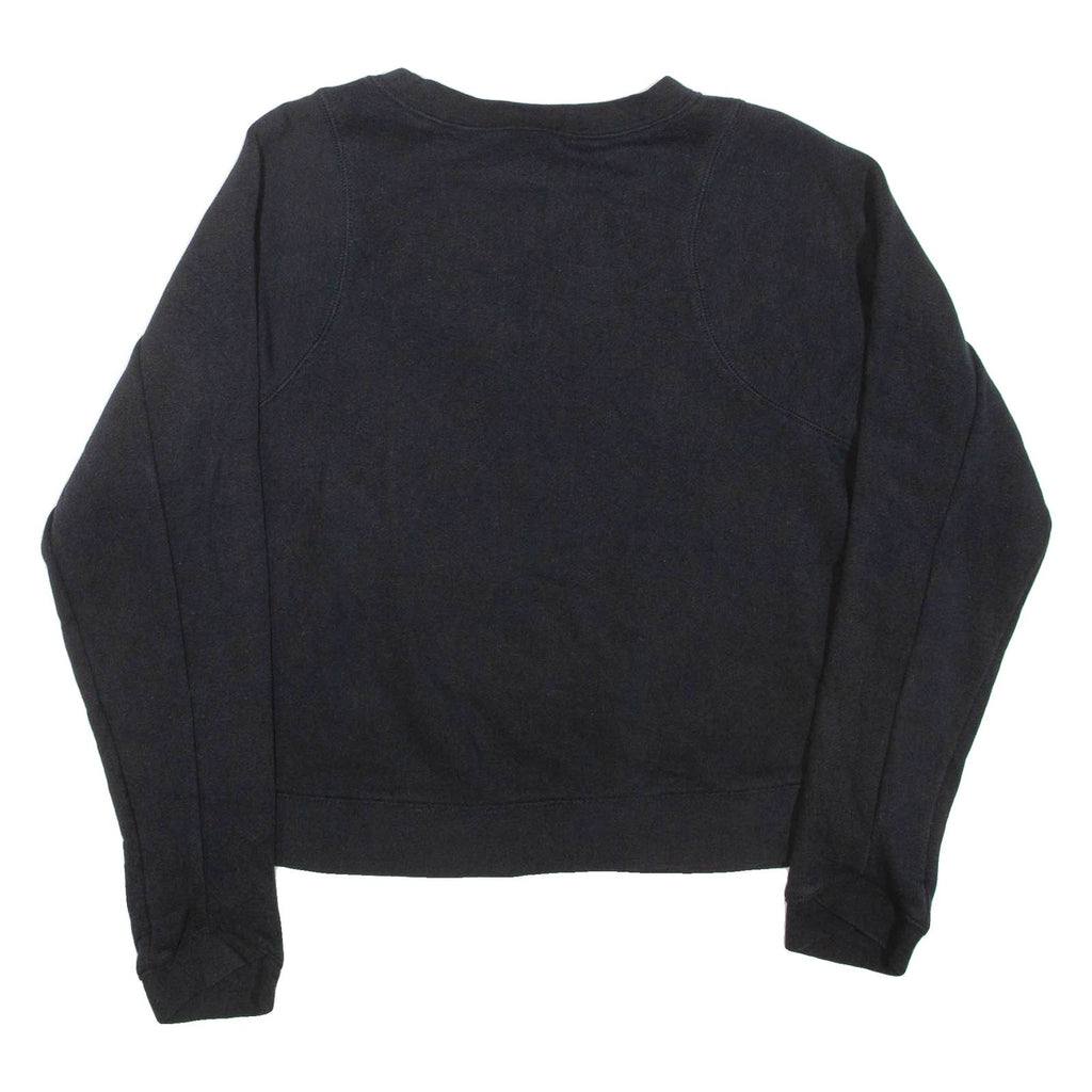 NIKE Womens Sweatshirt Black Crew Neck M