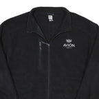 PATAGONIA Mens Black Zip Up Jacket XL Polyester Blend Plain Lightweight Warm