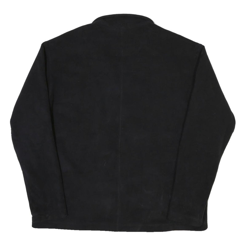 PATAGONIA Mens Black Zip Up Jacket XL Polyester Blend Plain Lightweight Warm