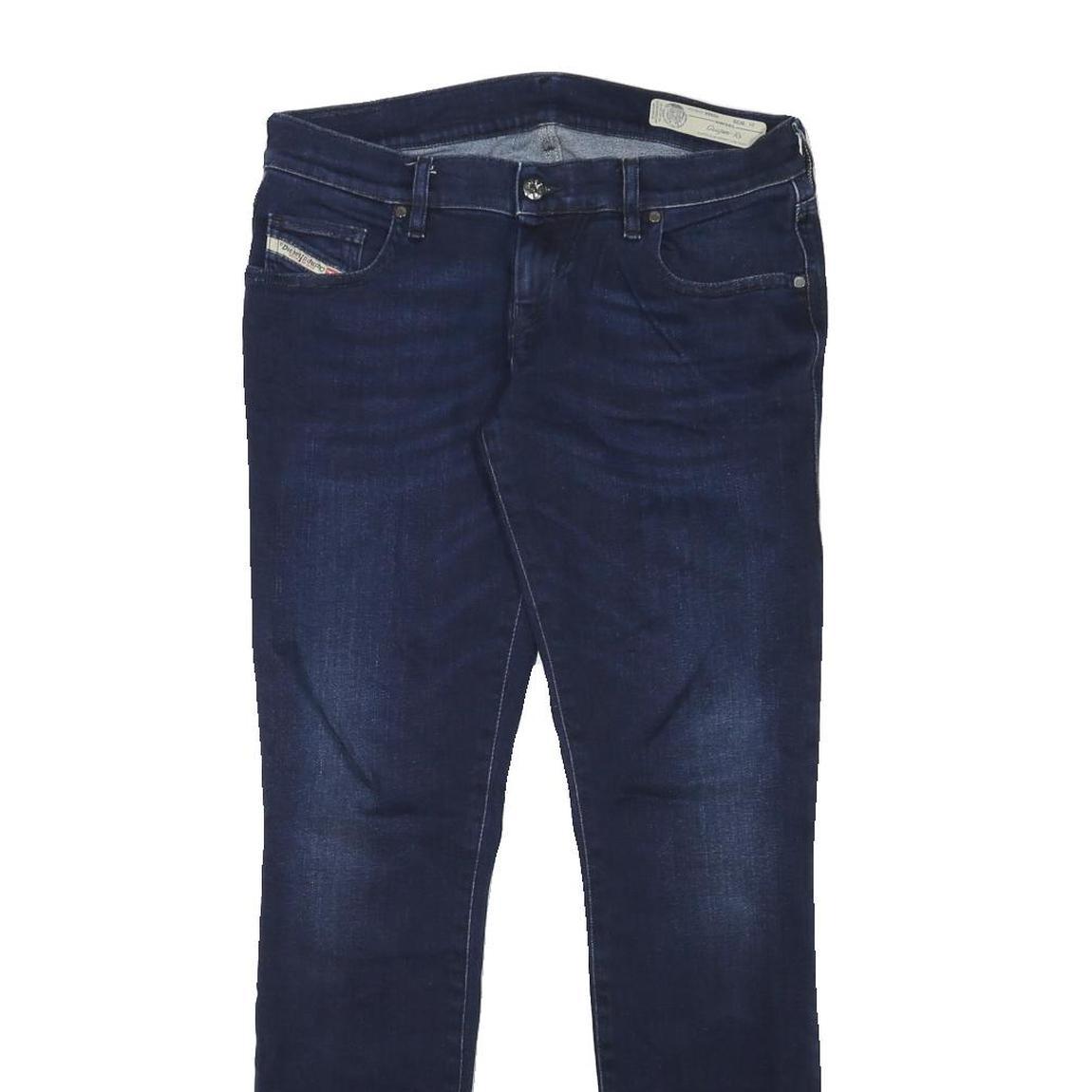 DIESEL Womens Jeans Blue Slim Skinny Denim Medium W30 L31 Stylish Cotton Blend