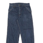 CARHARTT Mens Jeans Blue Regular Straight Denim Medium W28 L32 Workwear Zip