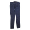 GUESS Womens Slim Blue Denim Slim Jeans W28 L30 Stretch Cotton Blend Zip