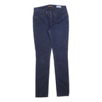 GUESS Womens Slim Blue Denim Slim Jeans W28 L30 Stretch Cotton Blend Zip