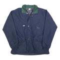 MONT AIR Mens Navy & Green Polyester Jacket M Zip Plain Outdoor Lightweight