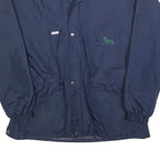 MONT AIR Mens Navy & Green Polyester Jacket M Zip Plain Outdoor Lightweight