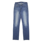 LEVI'S Womens Classic Blue Jeans Denim Medium W27 L32 Comfortable Zip Closure