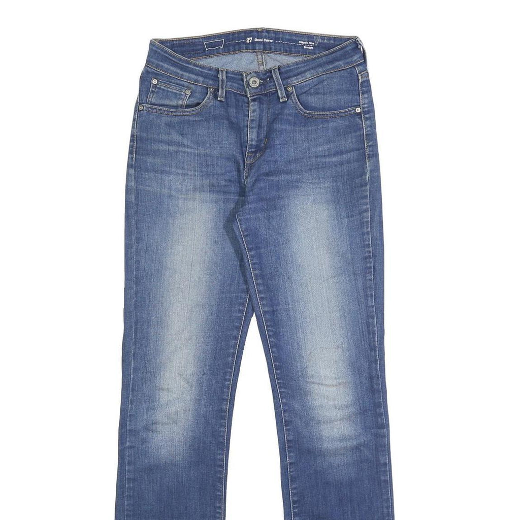 LEVI'S Womens Classic Blue Jeans Denim Medium W27 L32 Comfortable Zip Closure