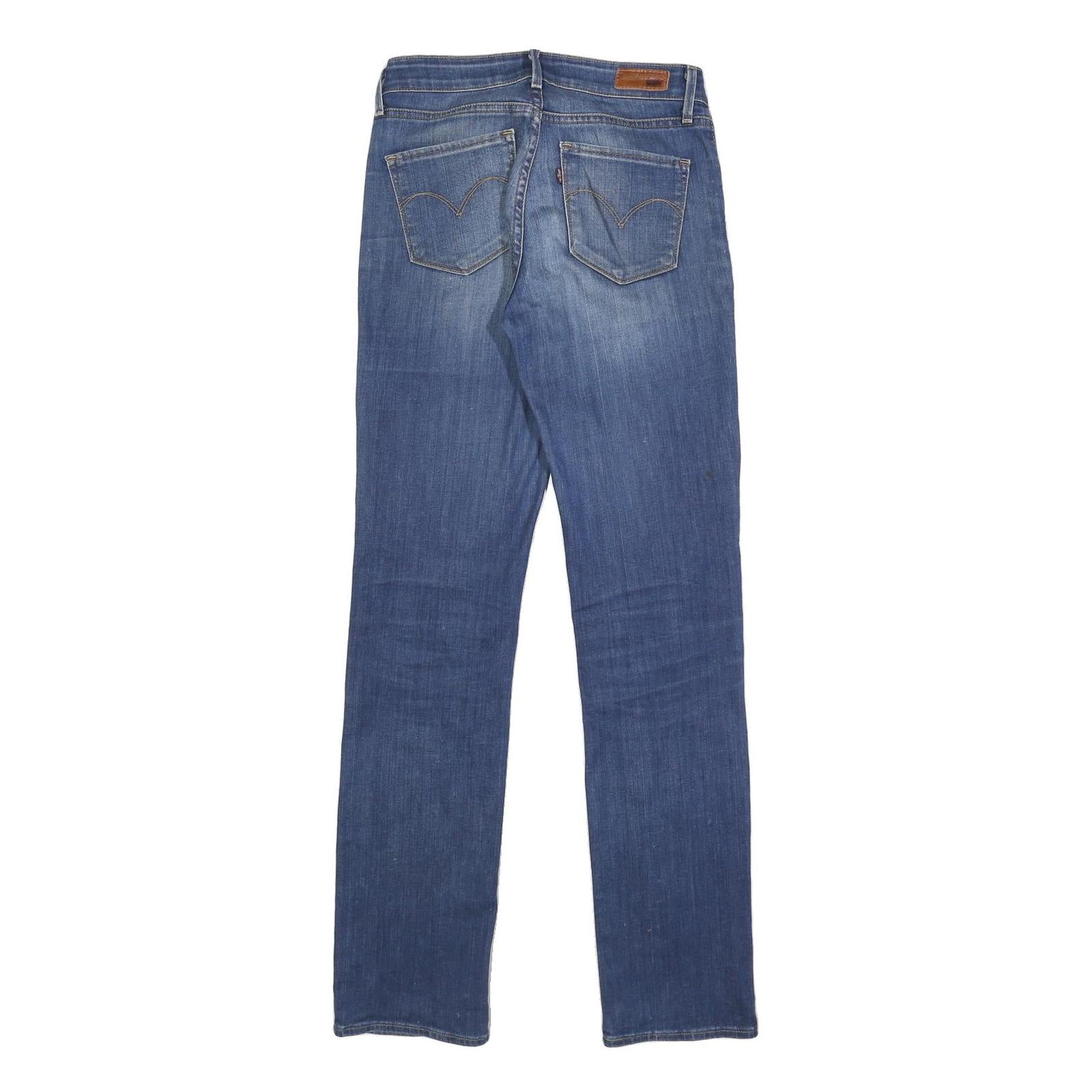 LEVI'S Womens Classic Blue Jeans Denim Medium W27 L32 Comfortable Zip Closure