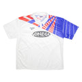 REEBOK Mens Football Shirt Jersey White Collared 2XL