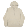 CHAMPION Mens Beige Hooded Pullover M Cotton Blend Casual Sweatshirt