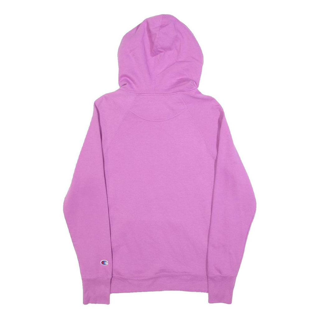 CHAMPION Womens Purple Hoodie S Classic Cotton Blend Pullover Hooded Sweatshirt