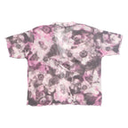 TAMAX Womens Printed Top Purple V-Neck Viscose Floral M
