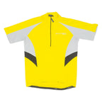 BRUNEX SWISS Cycling Mens Jersey Yellow 1/2 Zip XL
