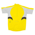BRUNEX SWISS Cycling Mens Jersey Yellow 1/2 Zip XL