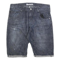 BENCH Mens Denim Blue Casual Shorts XL W38 Cotton Blend Stylish Pockets