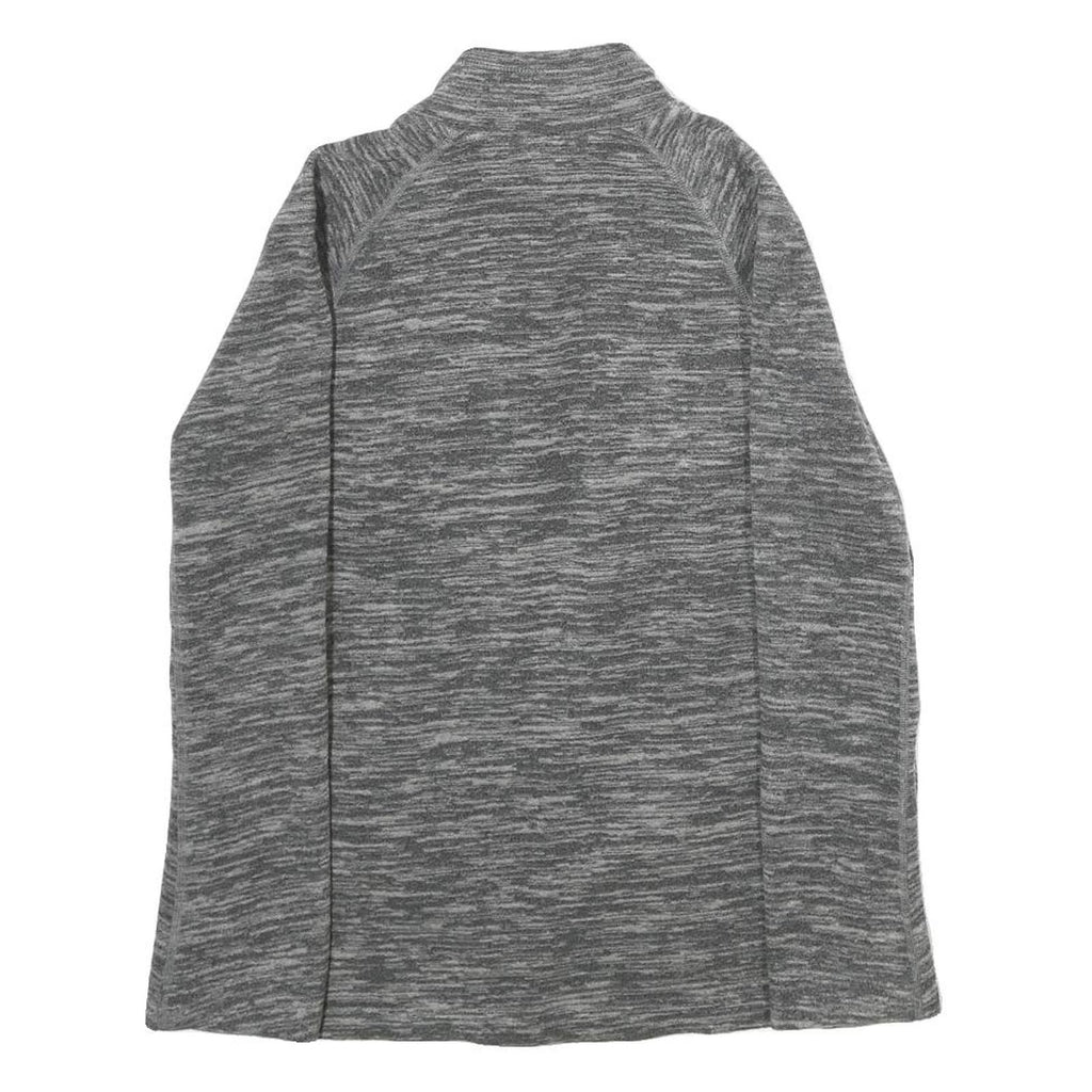 THE NORTH FACE Womens Grey Jacket S Polyester Plain Zip Outdoor Activewear