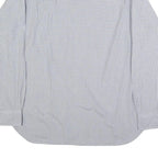 POLO RALPH LAUREN Mens Blue & White Check Shirt XL Classic Button Collar Long
