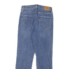 LEVI'S 724 Womens Jeans Blue Relaxed Straight Denim Medium W25 L24 Distressed