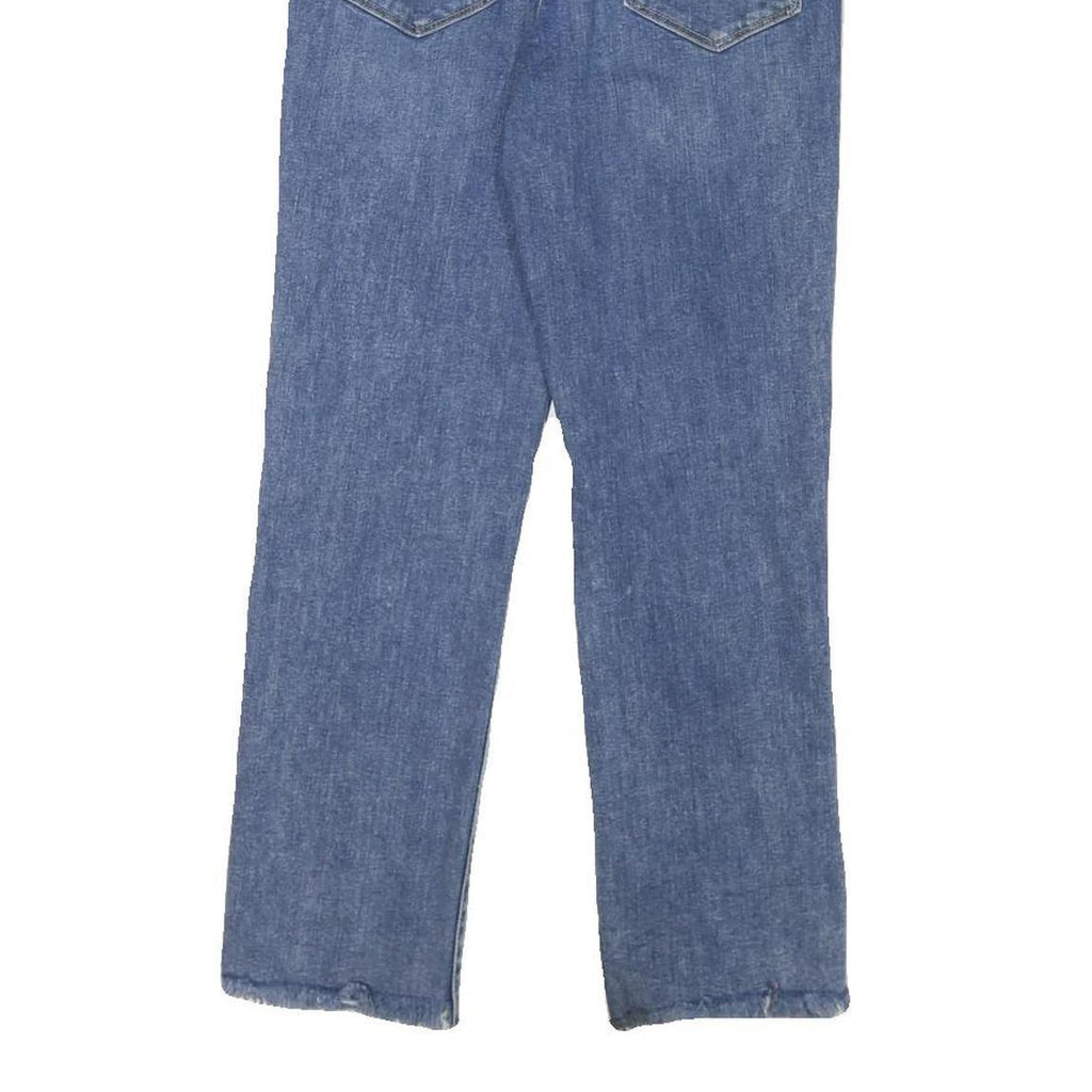 LEVI'S 724 Womens Jeans Blue Relaxed Straight Denim Medium W25 L24 Distressed